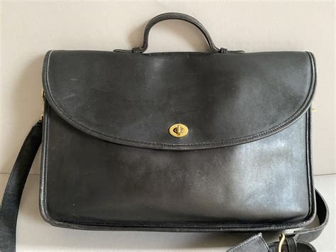 coach attache briefcase.